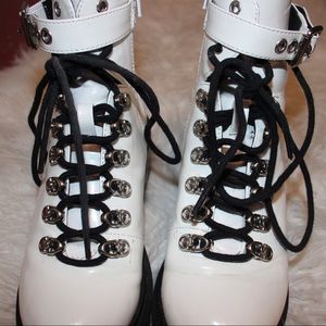 White Jeffery Cambell CZECH boot
